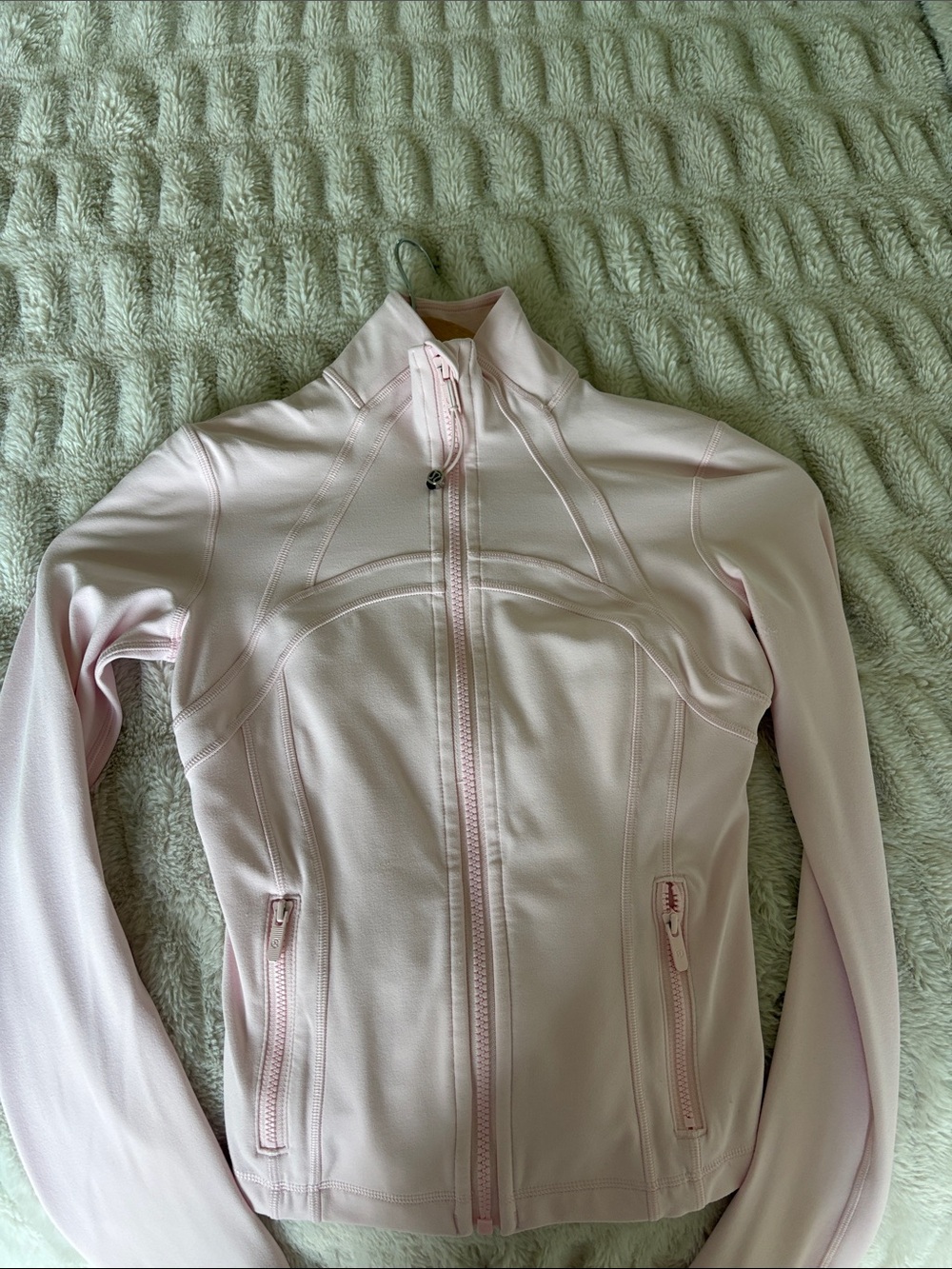 Lululemon Light Pink Cropped Define Jacket